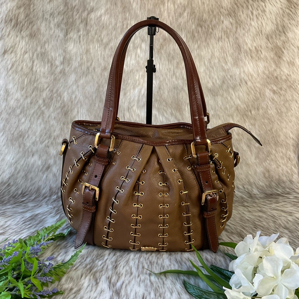 Burberry  Lowry Metal Stitch Tote